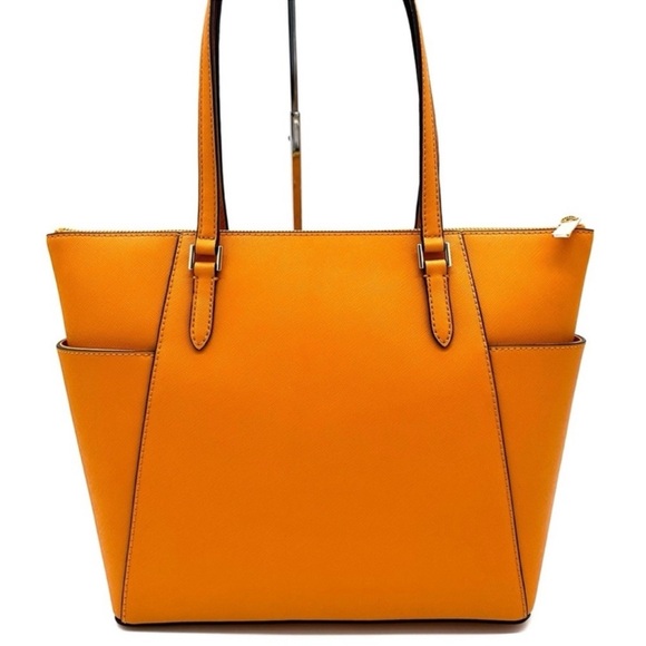 Michael Kors Large Charlotte Tote Bag Cider/Gold - Picture 5 of 12